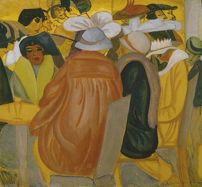 Сочинение по картине: Григорьев - "Парижское кафе"