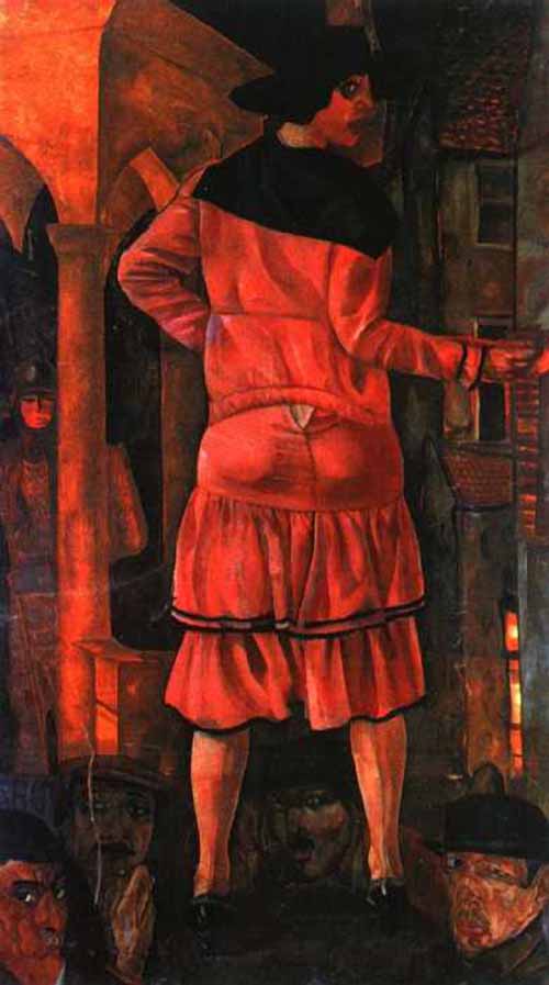 Сочинение по картине: Григорьев - "Улица блондинок"