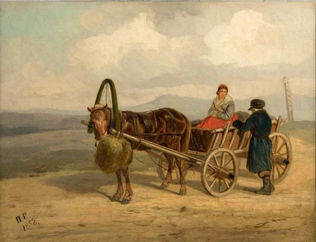 Сочинение по картине: Грузинский - "Финская повозка"