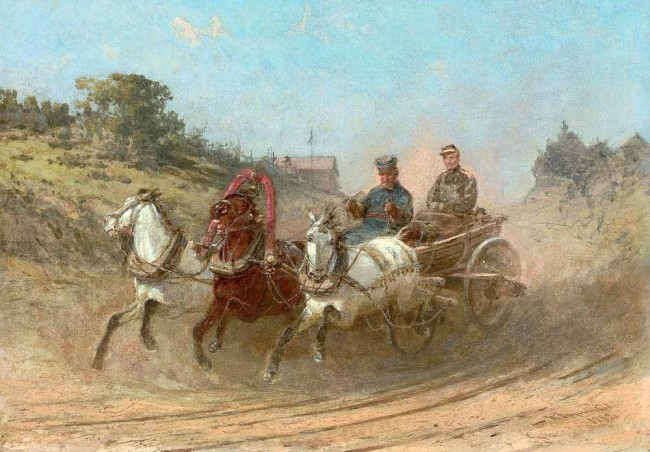 Сочинение по картине: Грузинский - "В отпуск"