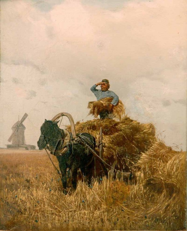 Сочинение по картине: Грузинский - "Жатва" Сочинение по картине: Грузинский - "Жатва"