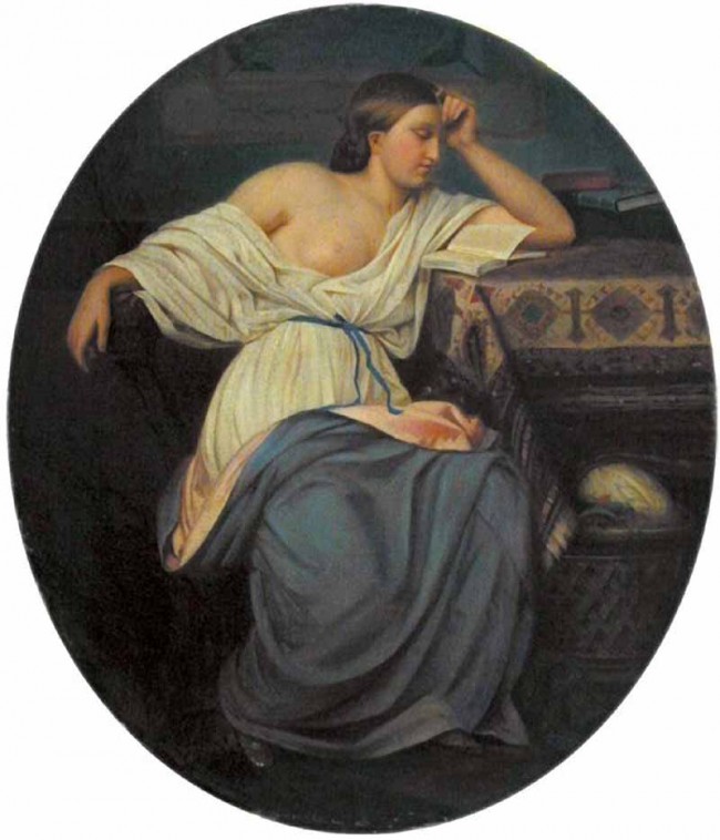 Сочинение по картине: Гун - "Итальянка"