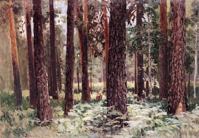 Сочинение по картине: Гуркин - "Аносинский бор"