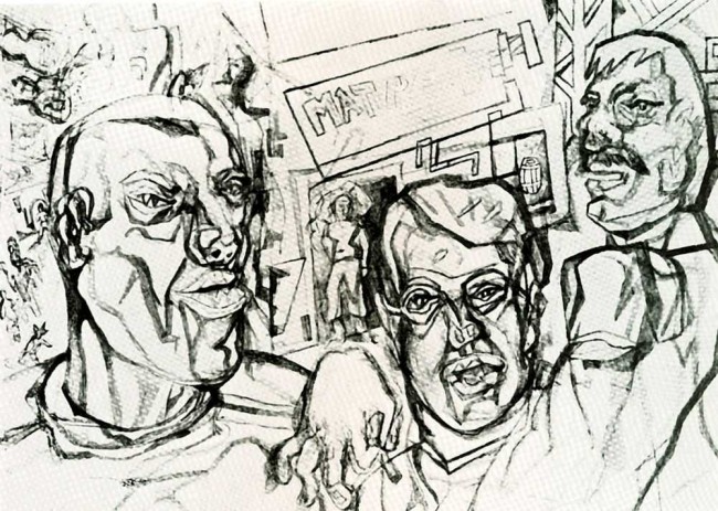 Сочинение по картине: Гурвич - "У склада"