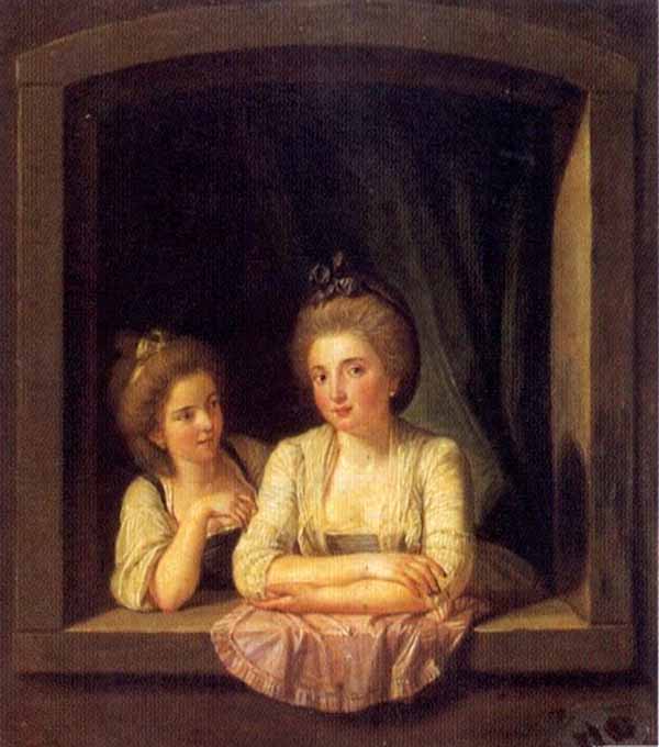 Сочинение по картине: Гуттенбрунн - "Две римлянки в окне"