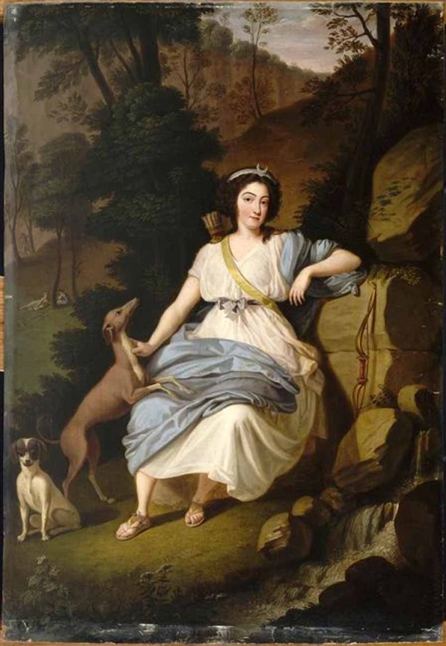 Сочинение по картине: Гуттенбрунн - "Portrait de la comtesse de Provence en Diane"