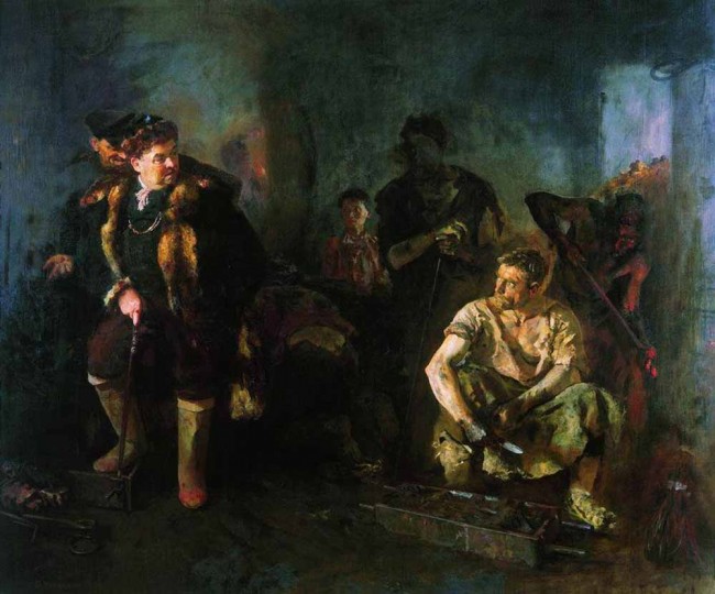 Сочинение по картине: Иогансон - "На старом уральском заводе"