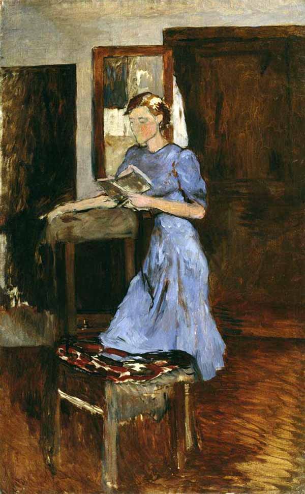 Сочинение по картине: Истомин - "Девушка в голубом"