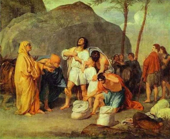 Сочинение по картине: Иванов - "Братья Иосифа находят серебряный кубок"