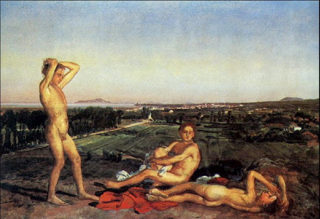 Сочинение по картине: Иванов - "На берегу Неаполитанского залива"