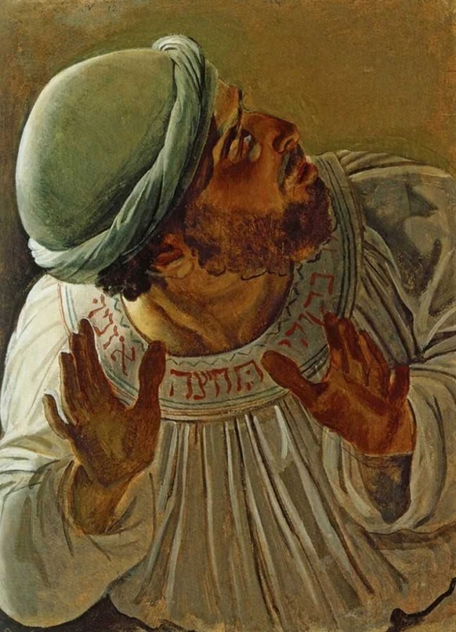 Сочинение по картине: Иванов - "Смотрящий вверх, в шапочке"