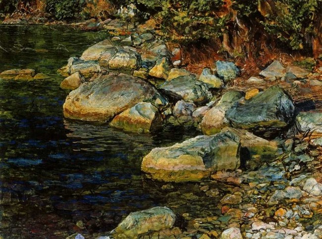 Сочинение по картине: Иванов - "Вода и камни под Палаццуола"