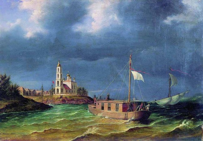 Сочинение по картине: Иванов - "Барка братьев Чернецовых на Волге в Костромской губернии"