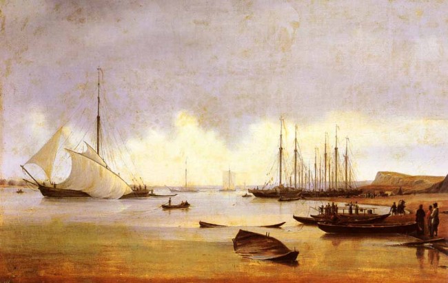 Сочинение по картине: Иванов - "Рыбацкие суда отплывают с пристани"