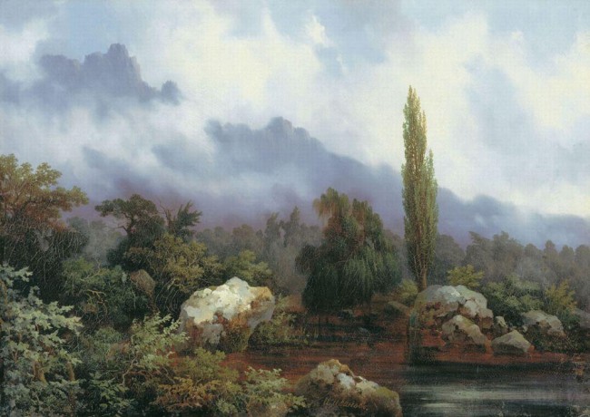 Сочинение по картине: Иванов - "Крым. Алупка"