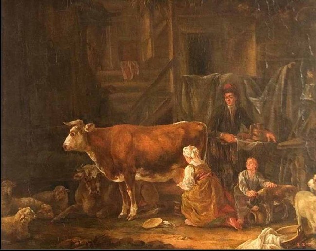Сочинение по картине: Иванов - "Доение коровы"