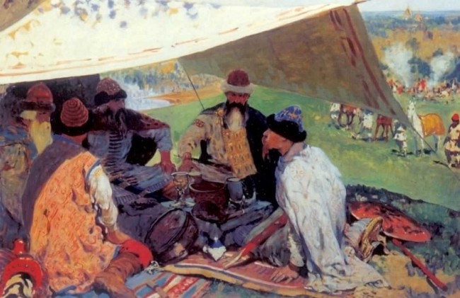Сочинение по картине: Иванов - "Съезд князей"