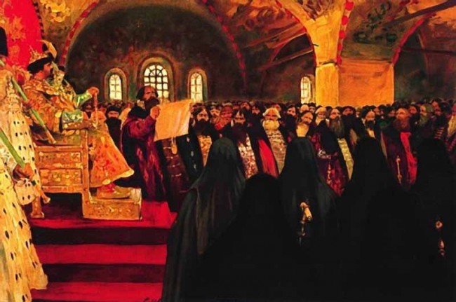 Сочинение по картине: Иванов - "Земский собор" Сочинение по картине: Иванов - "Земский собор"