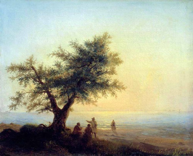 Сочинение по картине: Каменев - "Утро под Петербургом"