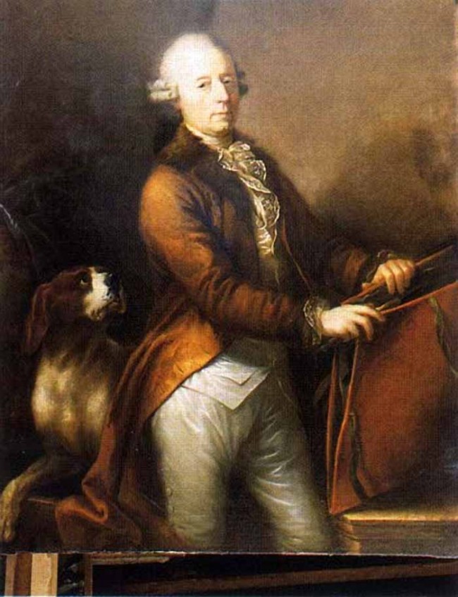 Сочинение по картине: Камеженков - "Портрет Грота Иоганн-Фридриха (Ивана Федоровича, Groоth)"