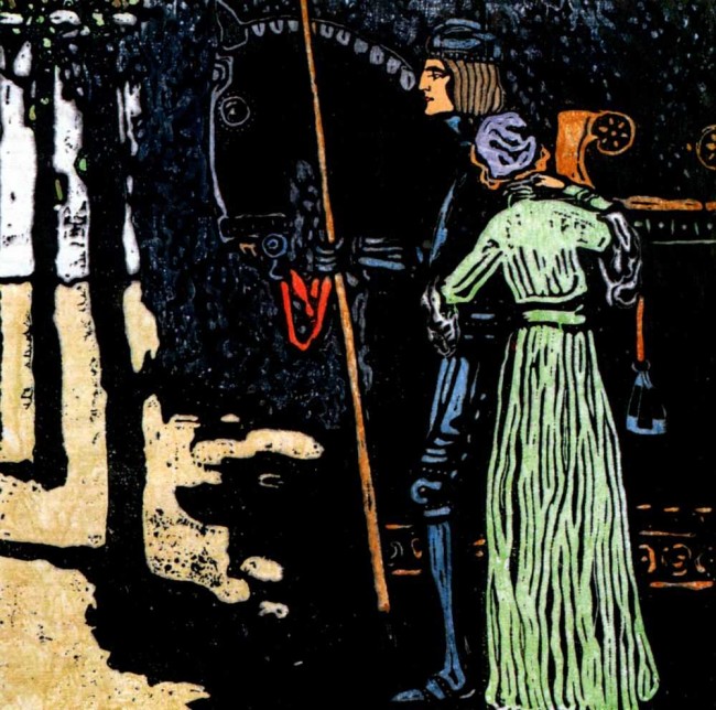 Сочинение по картине: Кандинский - "Прощание"