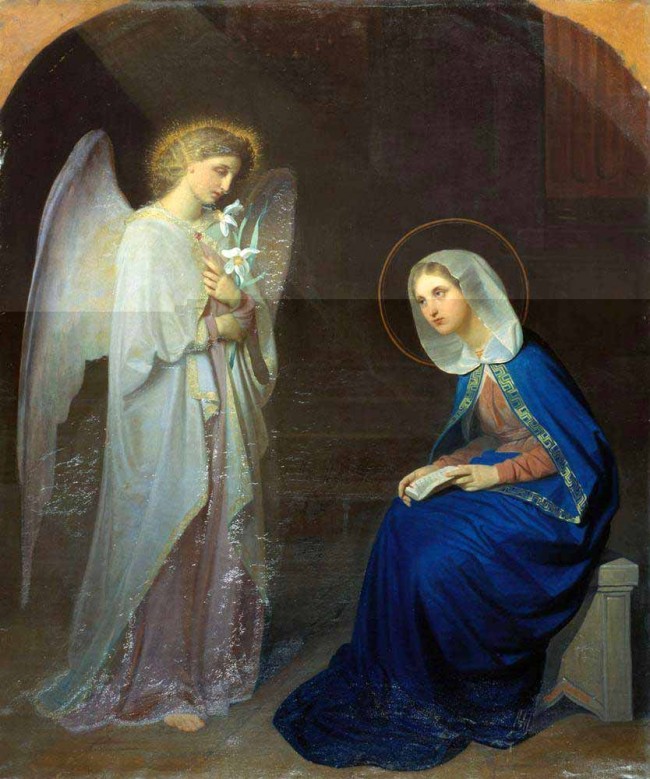 Сочинение по картине: Капков - "Благовещение"