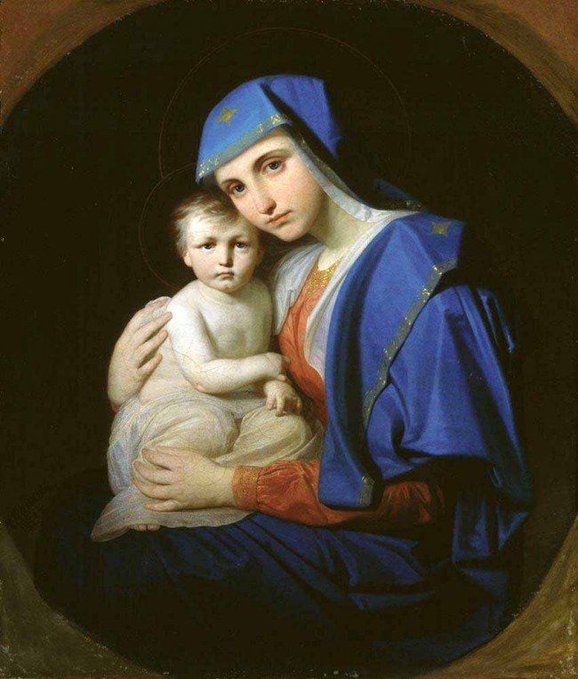 Сочинение по картине: Капков - "Богоматерь"