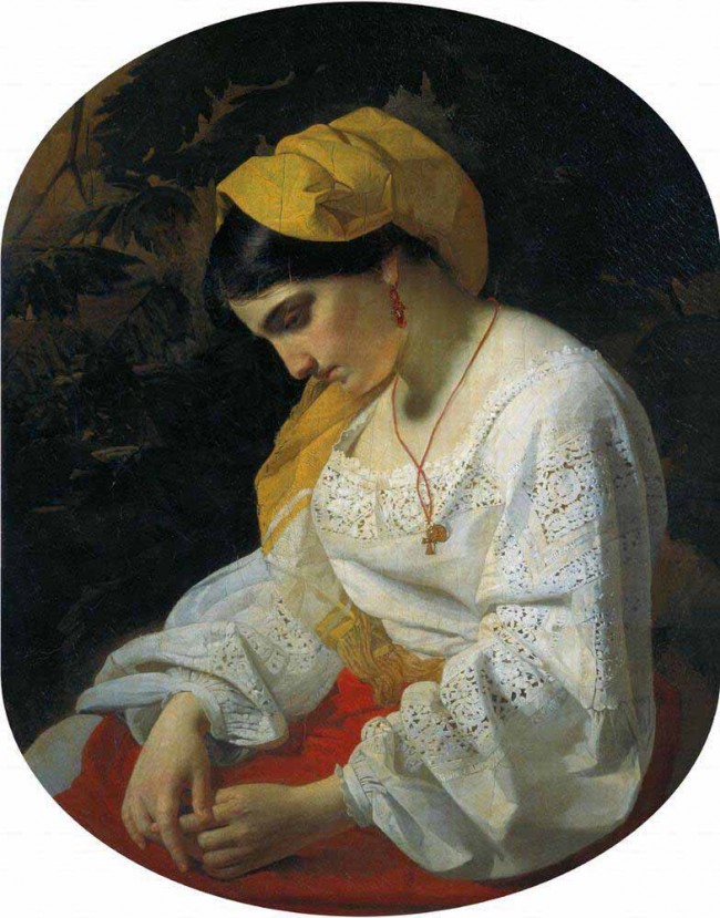 Сочинение по картине: Капков - "Невеста"