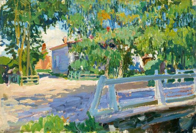 Сочинение по картине: Кардовский - "Мостик"