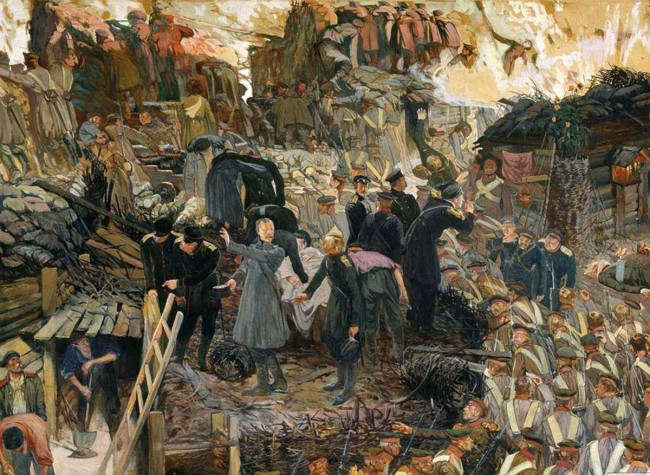 Сочинение по картине: Кардовский - "Оборона Севастополя"