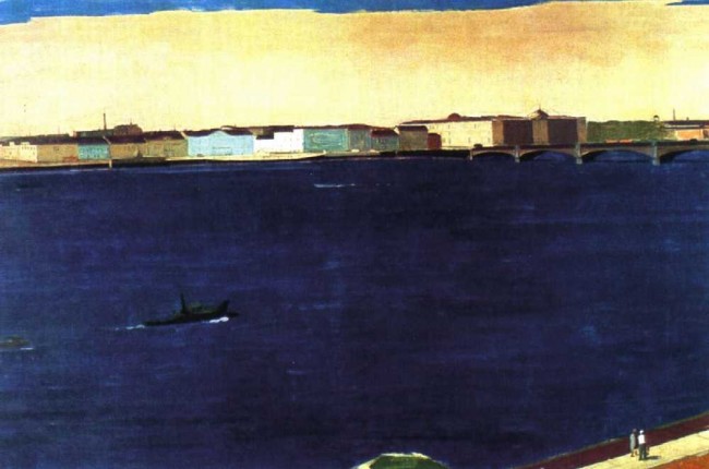 Сочинение по картине: Карев - "Нева"