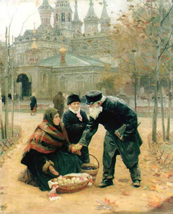 Сочинение по картине: Касаткин - "Добрый дедушка"