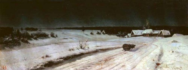 Сочинение по картине: Казанцев - "Морозная ночь"