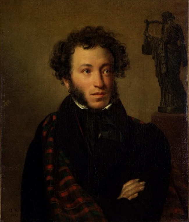 Сочинение по картине: Кипренский - "Портрет Александра Сергеевича Пушкина"