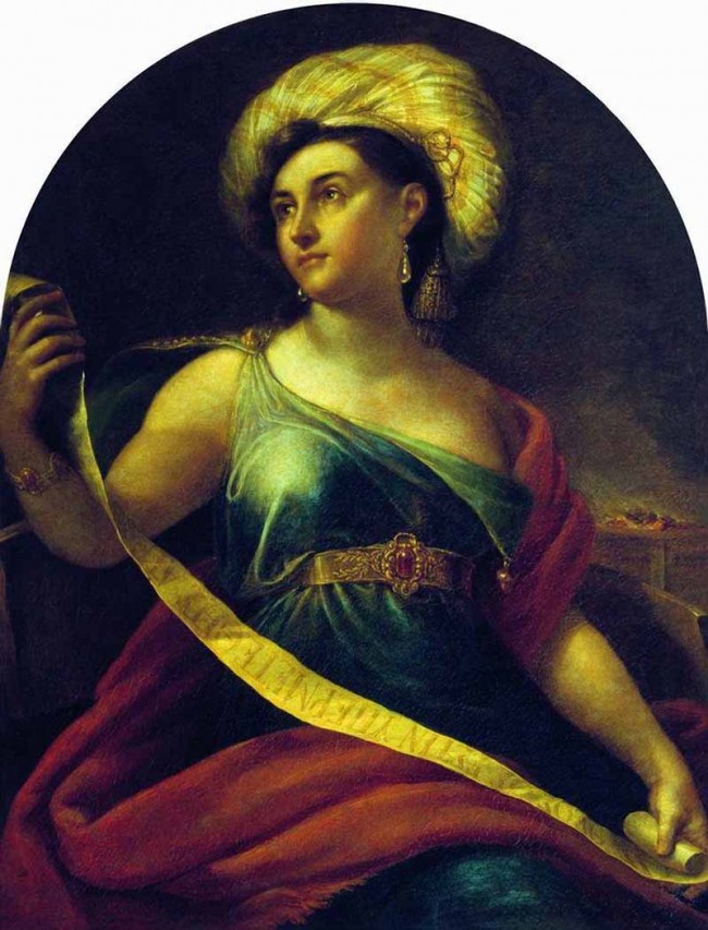 Сочинение по картине: Кипренский - "Портрет Н.С.Семеновой в роли Сивиллы Дельфийской"