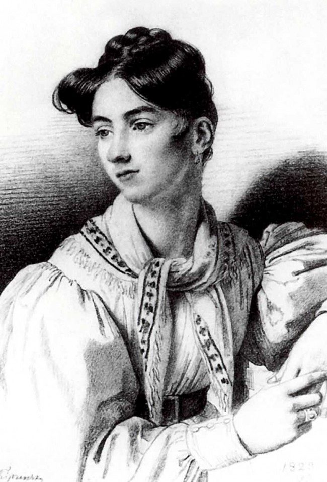 Сочинение по картине: Кипренский - "Портрет неизвестной (с косынкой на шее)"