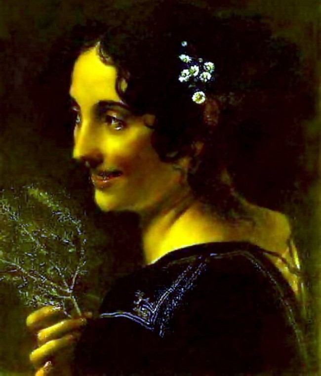 Сочинение по картине: Кипренский - "Цыганка с веткой мирта"