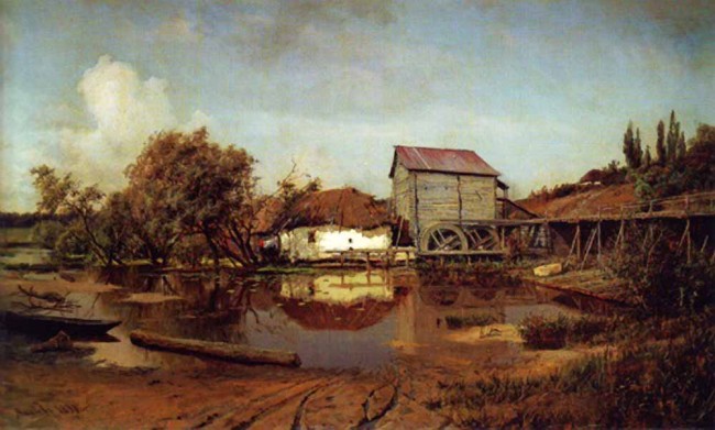 Сочинение по картине: Киселев - "Фабрика"