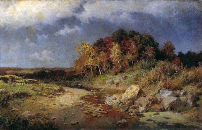 Сочинение по картине: Киселев - "Осень. Ветреный день"