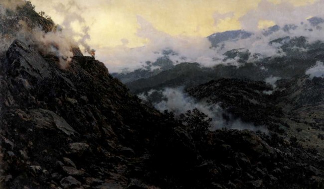 Сочинение по картине: Киселев - "Старый Сурамский перевал"