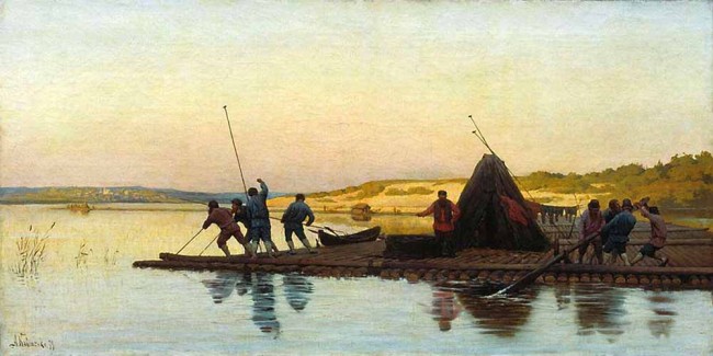 Сочинение по картине: Кившенко - "Плотовщики"