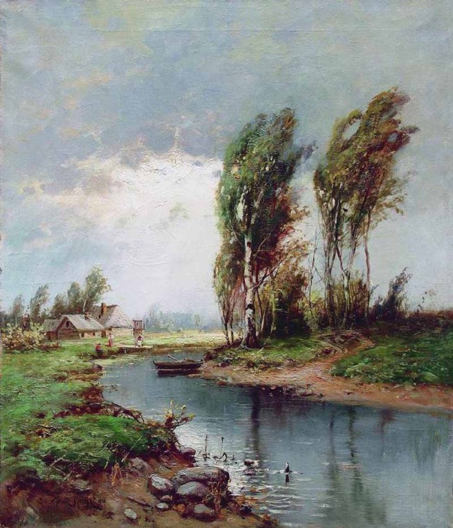 Сочинение по картине: Клевер - "Будет дождь"