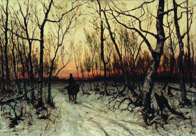 Сочинение по картине: Клевер - "К вечеру"