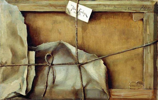 Сочинение по картине: Клевер - "Картина, повернутая обратной стороной"