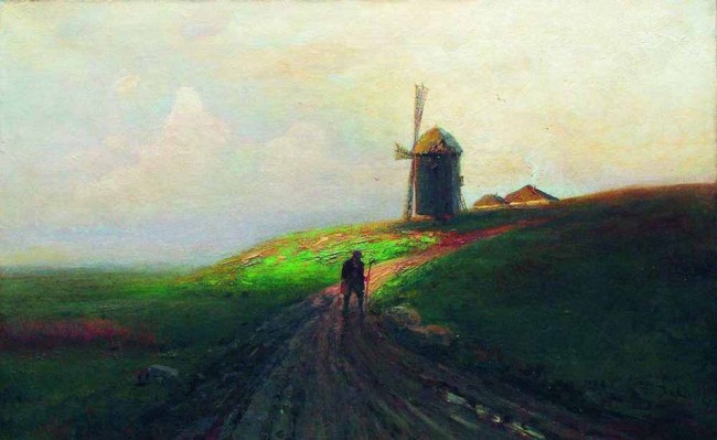 Сочинение по картине: Клевер - "Пейзаж с мельницей"