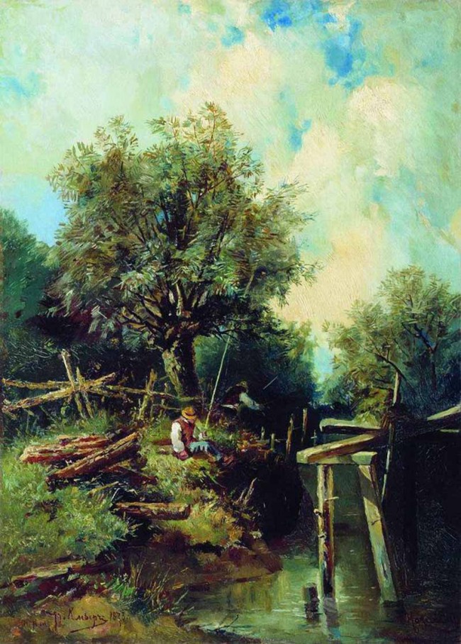 Сочинение по картине: Клевер - "Рыбак"