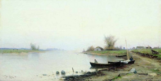 Сочинение по картине: Клевер - "У реки"