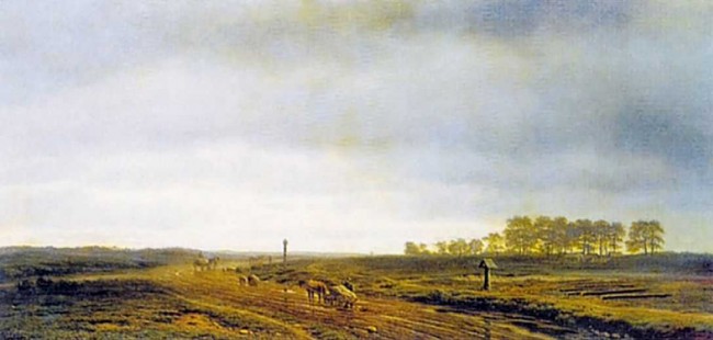 Сочинение по картине: Клодт - "Большая дорога осенью"