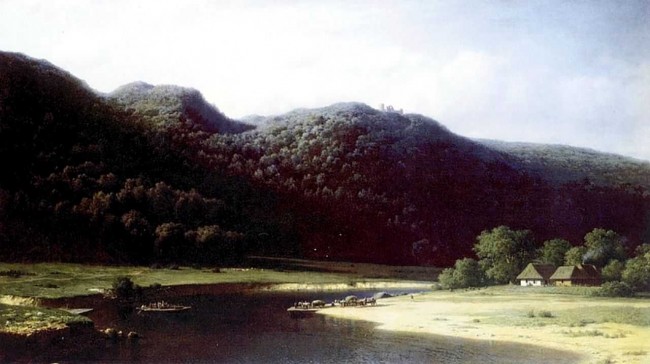 Сочинение по картине: Клодт - "Долина реки Аа в Лифляндии"