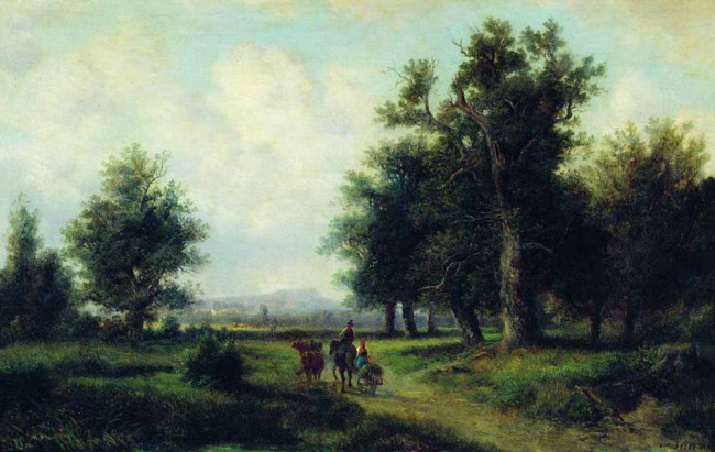 Сочинение по картине: Клодт - "Имение Зегельвольт"